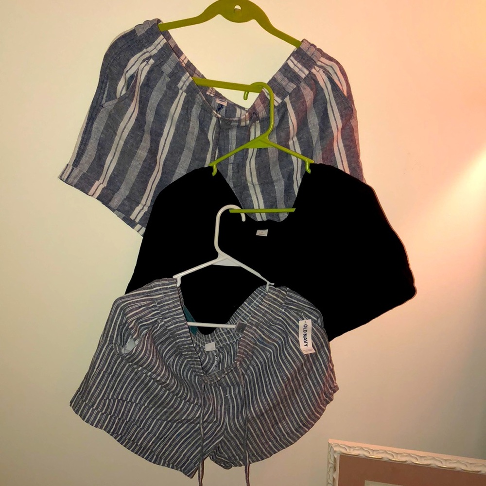 Drawstring cotton short bundle